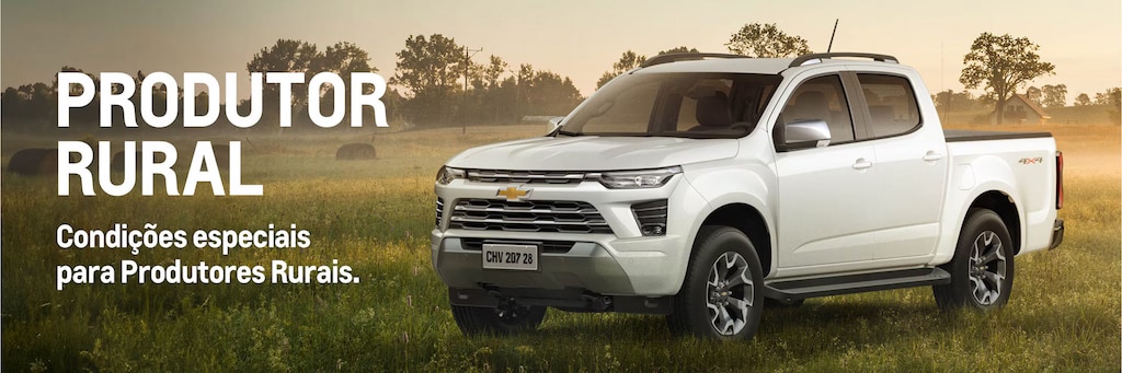Vendas diretas de carros para produtor rural na Chevrolet Absoluta Caieiras