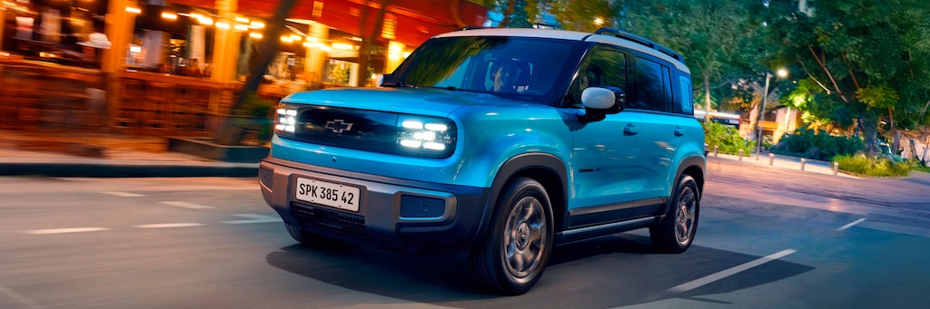 Maior potência em SUV elétrico com Spark Chevrolet